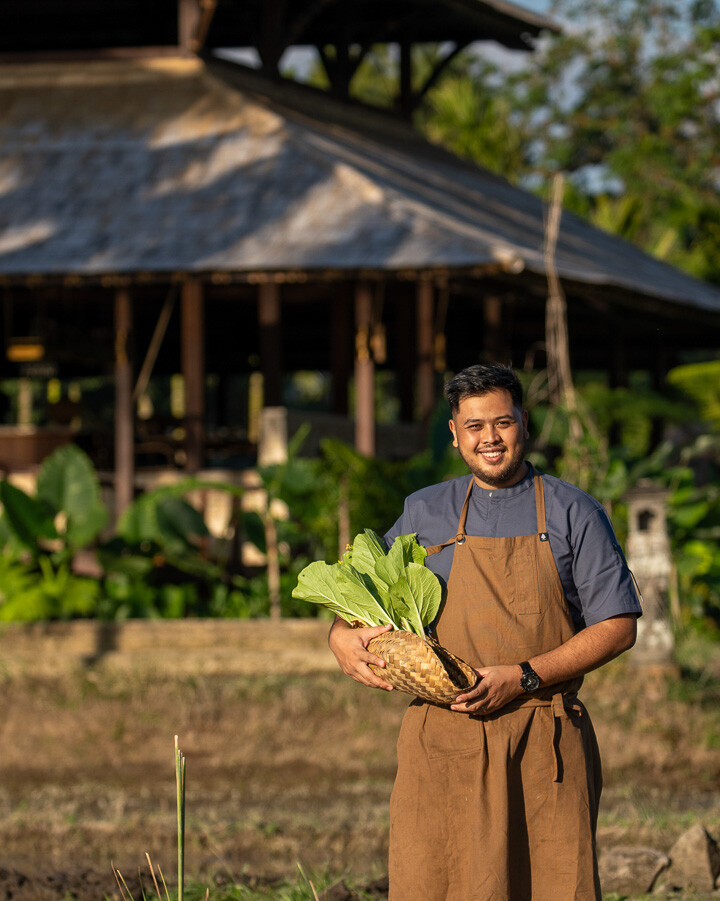 Chef Andrew Fahludza, passionate about bringing farm-to-table cuisine to Begawan Biji Restaurant